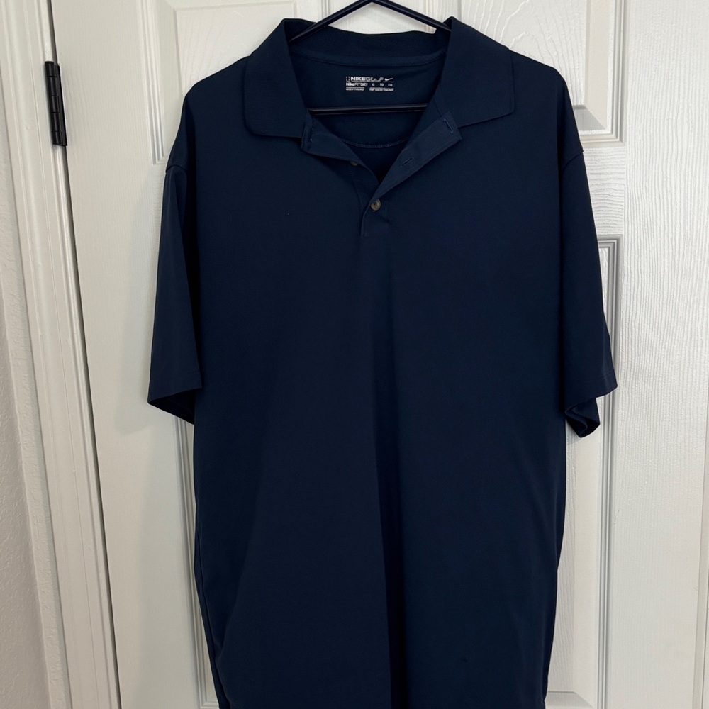 Nike Men's Dark Blue Polo Shirt